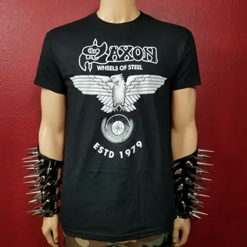 Тениска SAXON WHEELS OF STEEL Band