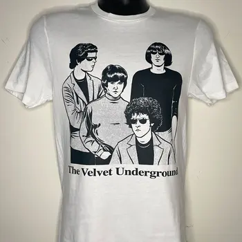 Тениска The Velvet Underground - Реколта риза Лу Рийд в Ретро стил 60-70-те години
